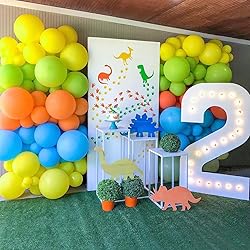Awenztech Lime Green Balloons 12 inch, Lime Green