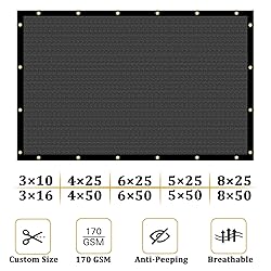 Shade&Beyond 3'x240' Dark Grey Privacy Screen