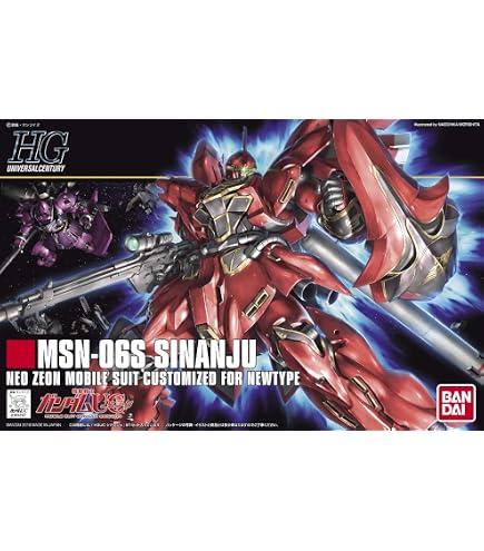 Amazon.com: Bandai RG 1/144 Sinanju clear color ver Model Kit