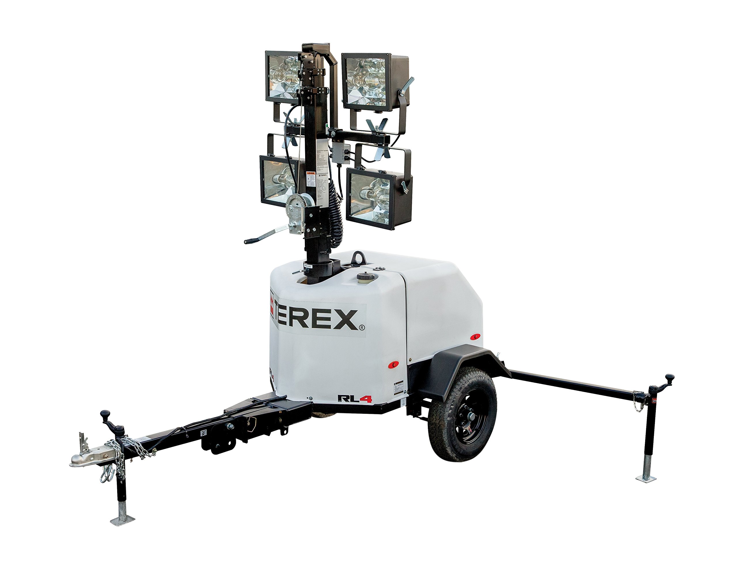 Terex RL4 Compact Portable Light Tower, 6kW Generator With 10.7 HP