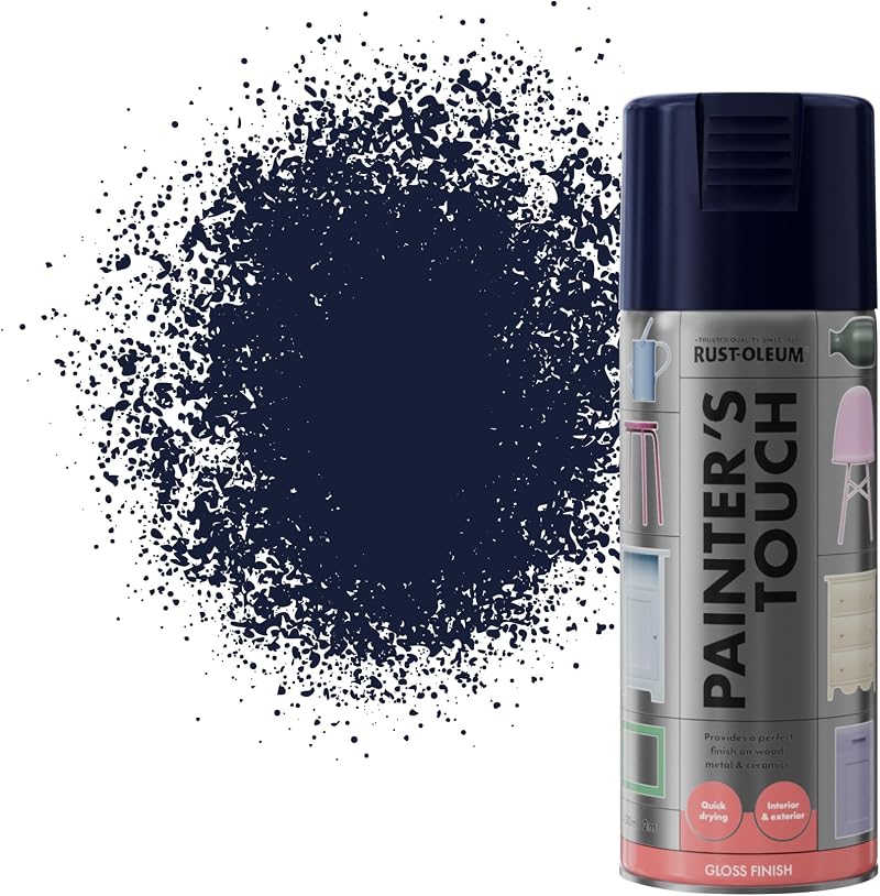 Rust-Oleum Painters' Touch Sprays Navy Blue Gloss 400ml