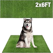Tapis Porte En Gazon Artificiel OLanto - 61x91cm - Antidérapant - Intérieur/extérieur