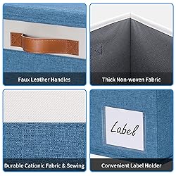 GhvyenntteS Fabric Storage Bins with Lids