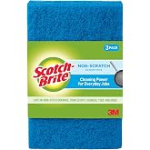 Scotch-Brite Zero Scratch Scour Pads, 6 in. x 3.8 in. (Blue) / 3-Pack
