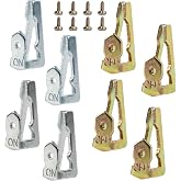 156T1978A Time Trippers Kit Replacement for Intermatic T100 Series Clock | 2 Pack pool timer on off clips for Clock Dial Timers Trippers (Include 4 ON / 4 Off / 8 Screws)