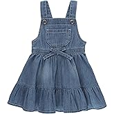 RuffleButts Baby/Toddler Girls Flutter Bow Woven Dress