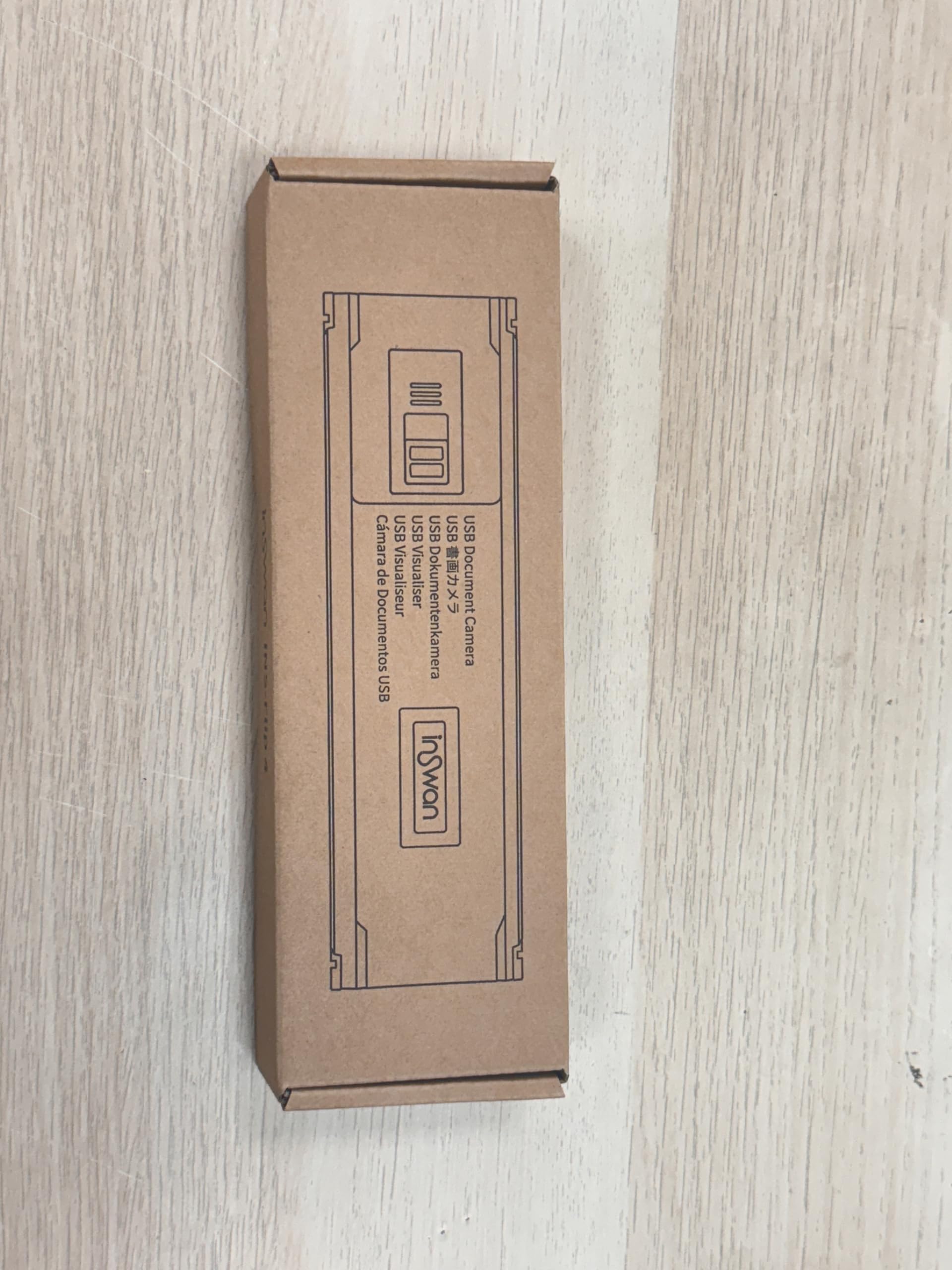 INSWAN INS-Flip 4 4K USB Portable Document Camera/Webcam/Visualiser—13MP Ultra HD, Foldable Design, Auto Focus, Mic, LED, Compatible with Mac OS, Windows, iPad, Chromebook for Distance Learning