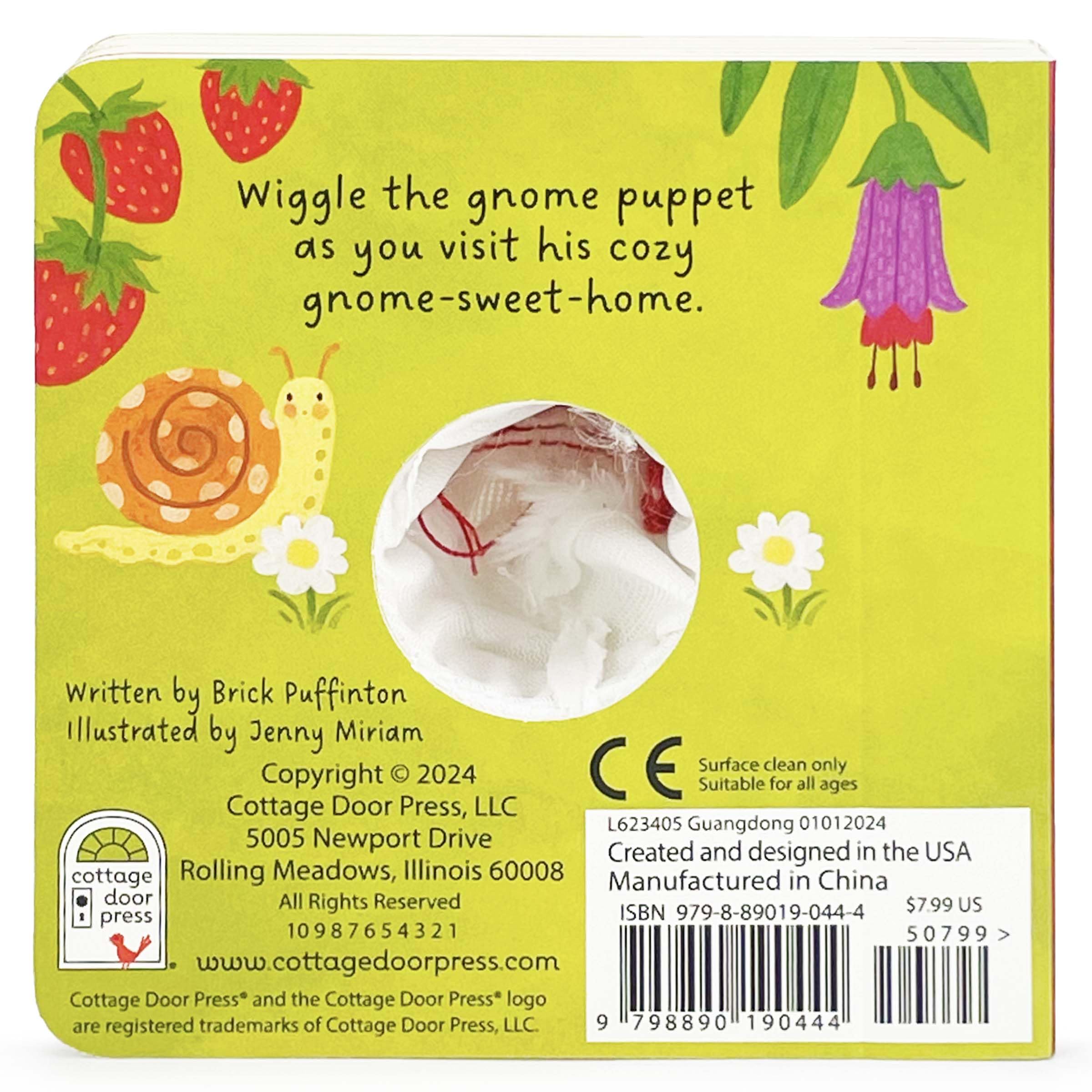 Gnome Sweet Home - Gnome Children's Finger Puppet Board Book