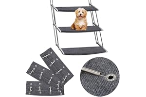 VIGORVAN RV Step Covers 3 Pack 22" Wide Camper Step Covers Fit 8-11" Deep RV Stair Covers RV Step Rug Ideal for Radius Steps, Kid & Pet Friendly