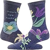 Crazy Dog T-Shirts Funny Womens Socks with Sarcastic Sayings and Cool Designs for Girls