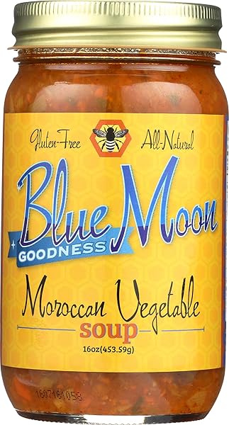 BLUE MOON GOODNESS, MOROCCAN VEGGIE SOUP, 16 OZ