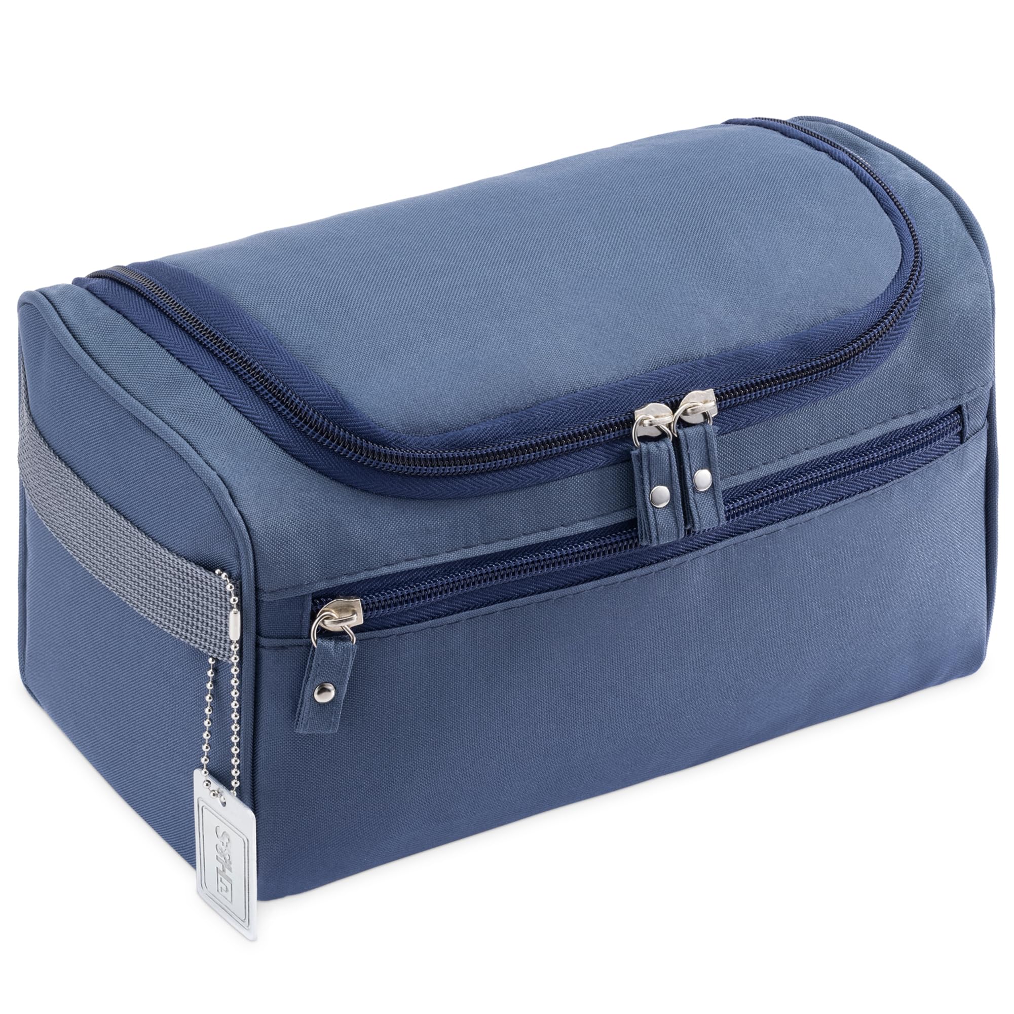H&S Waterproof Hanging Toiletry Bag for Men & Women – Travel Wash Bag with Hook, Gym & Shaving Essentials, Blue - Travel Accessories