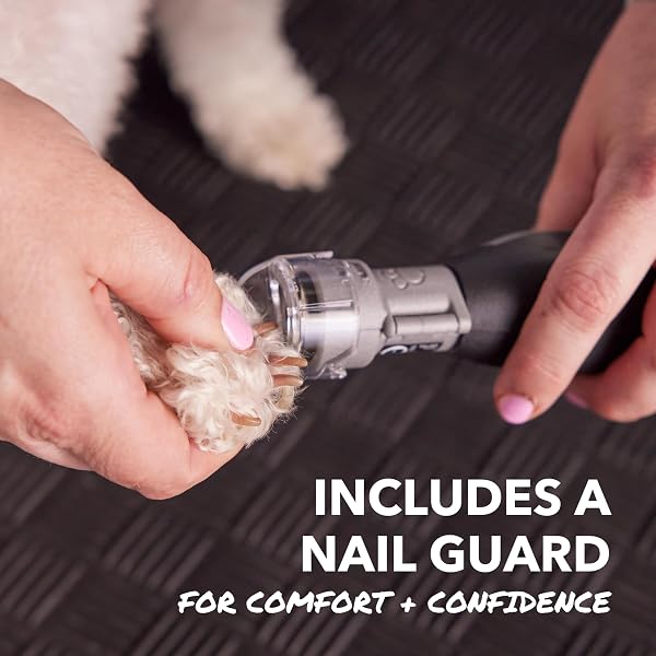 DREMEL PAWCONTROL 7760-PGK DOG NAIL GRINDER AND TRIMMER – CORDLESS & RECHARGEABLE PET GROOMING TOOL KIT – SAFE AND HUMANE FOR DOGS, CATS, AND SMALL ANIMALS