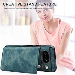 Bizzib for Google Pixel 8 Case Leather Wallet with