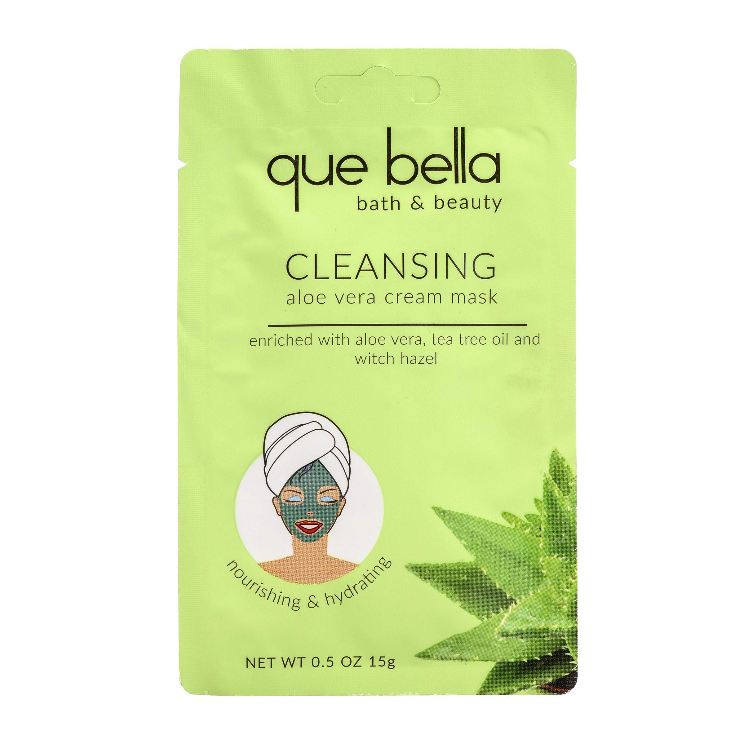 Que Bella Beauty Deep Cleansing Aloe Vera Cream Mask