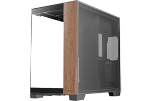 Antec C8 Wood, Fans not Included, Wooden Front Panel, Dual-Chamber Layout, Type-C, 360mm Radiator Support, Seamless TG Front 