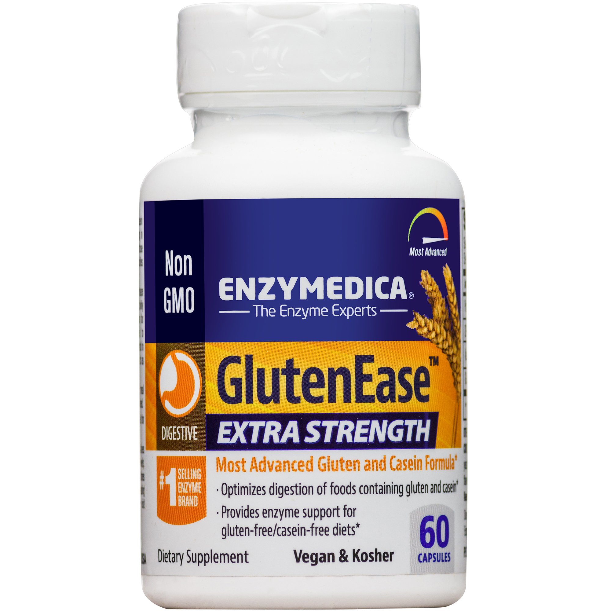 Enzymedica GlutenEase, Complete Gluten & Casein Formula