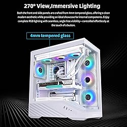 Lian Li V100 ATX Mid-Tower PC Case, 4 x 120mm ARGB