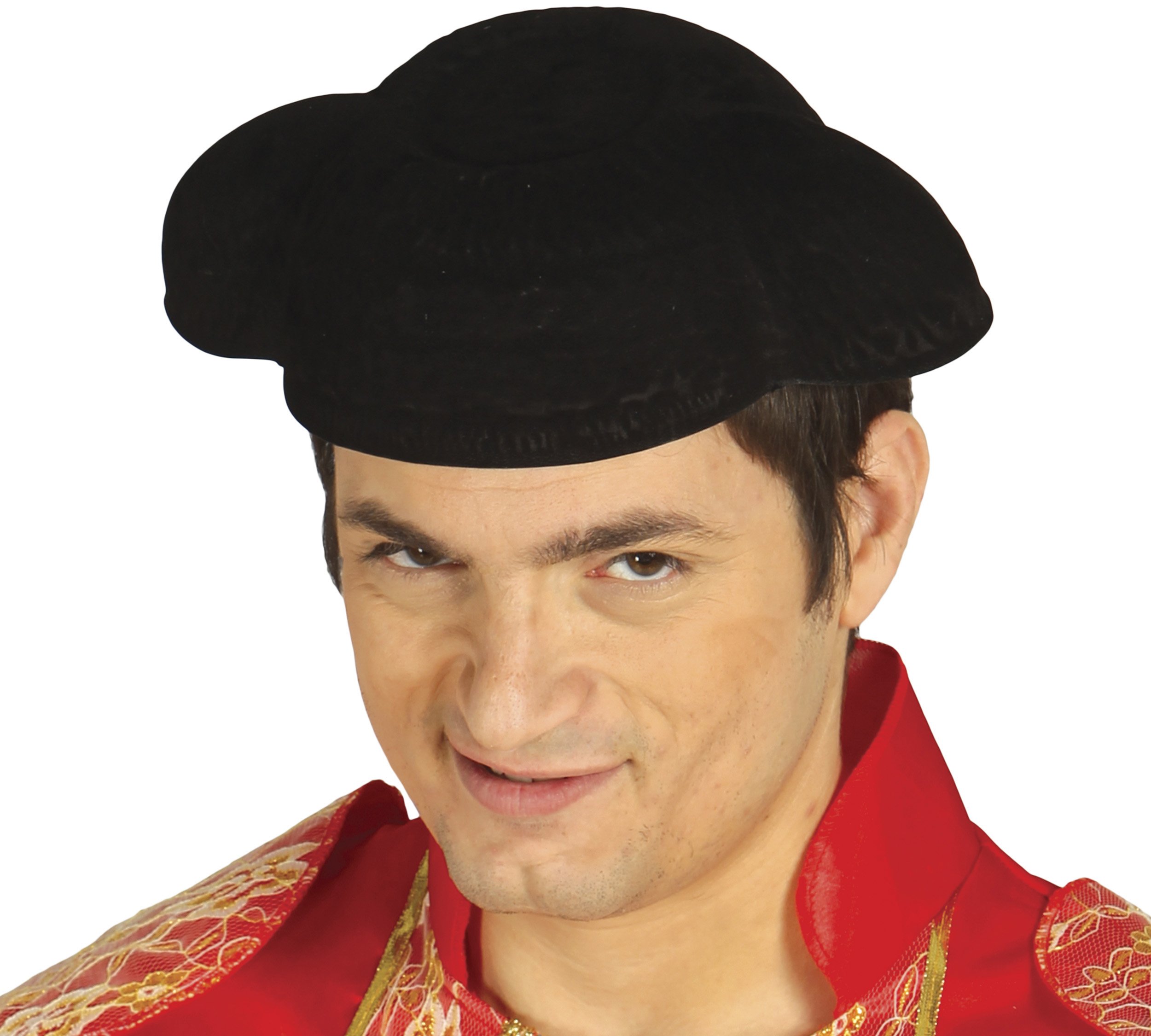 GUIRCA Fiestas GUI13472 - Flocked Black Riding Hat