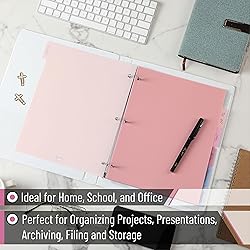 Mr. Pen- Binder Dividers, 6 Tab Dividers, Pack of 2