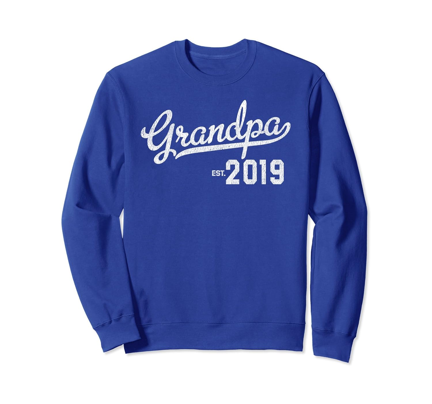 First Time Grandpa 2019 Sweatshirt-anz