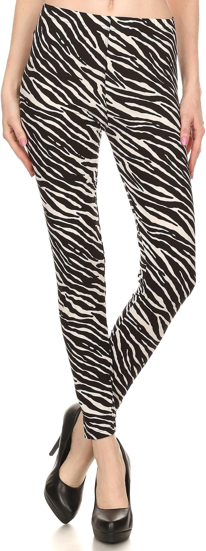 Expert Design Women's Regular Skull Series Printed Leggings - Halloween Costume Party Fancy Catacombs Mermaid Animal Holidays