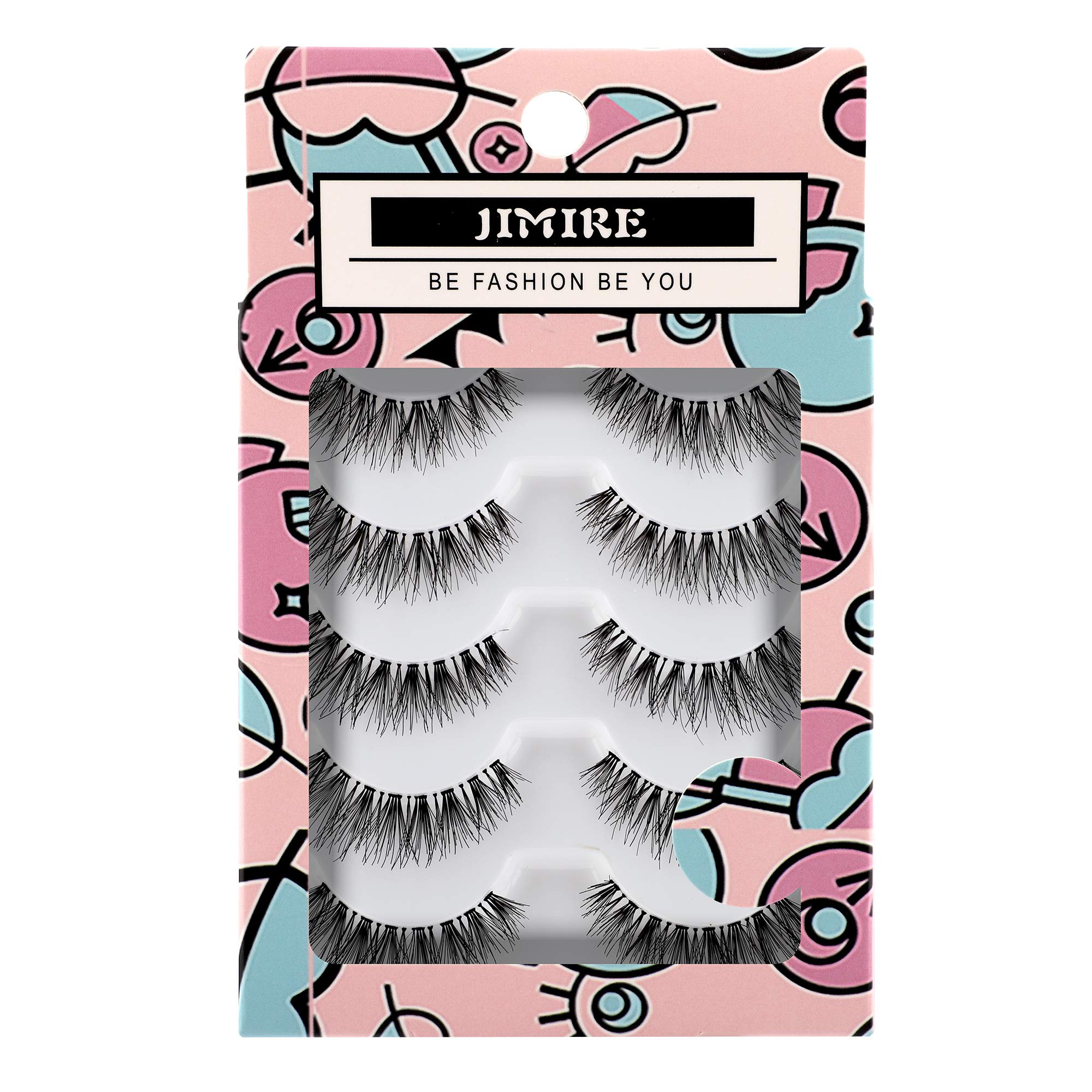 JIMIRE False Eyelashes Multipack Natural 110 Eyelashes