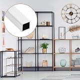 sourcing map 4pcs 15mm Sq Aluminum Tube 1.5mm Wall 200mm 6063 Tubing DIY Crafts view 3
