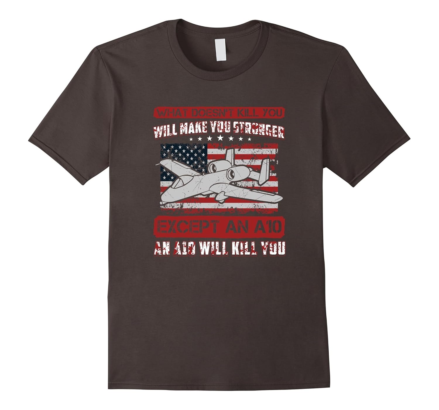 Air Force A-10 Warthog Funny Military T Shirt-CL – Colamaga, image size:1500x1403