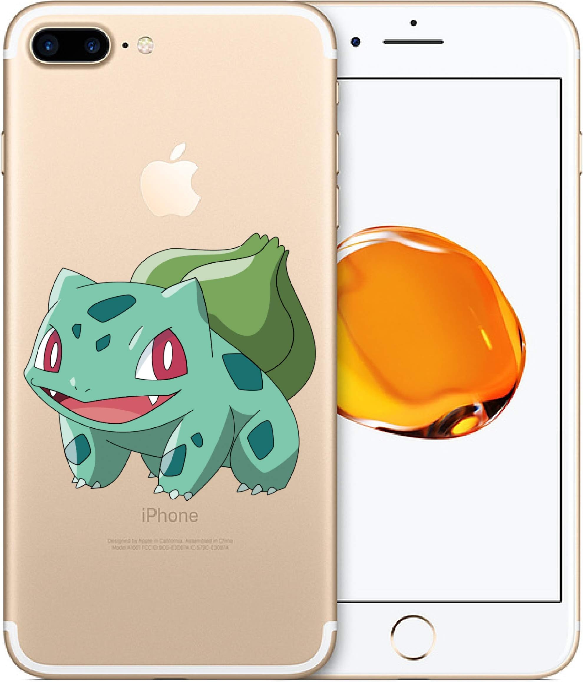 CaseByDesign Pokemon mobile phone case for iPhone 6 7 8 X or Samsung Galaxy J5 2017 S8 S9 (iPhone 6/6S, Bulbasaur)