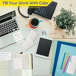 3x4 Inch Transparent Sticky Notes, 350 Sheets Large