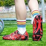 Hanani Boys Girls Football Boots FG/AG Kids Sneakers Red Unisex view 2