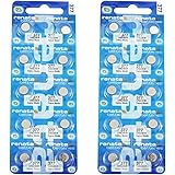 20 X Genuine Renata 377 SR 626 SW Wrist watch low drain silver oxide 1.55V  battery batteries- Buy Online in Cayman Islands at Desertcart - 68426676.
