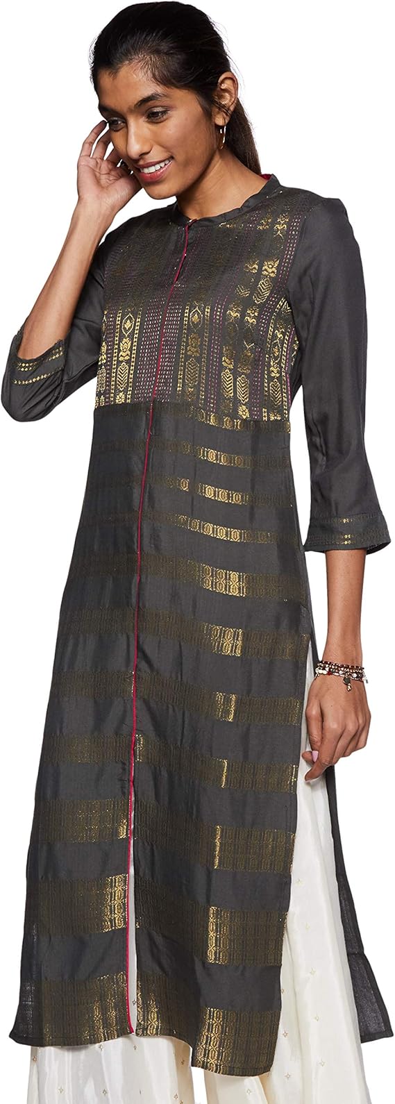 Aurelia women's rayon straight kurta Clearance
