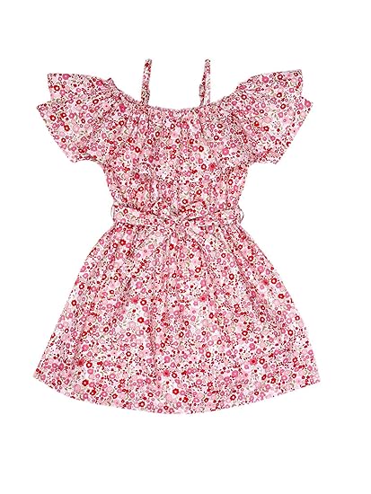 Always Kids Girls Off Shoulder Dress Amazon In Clothing Accessories