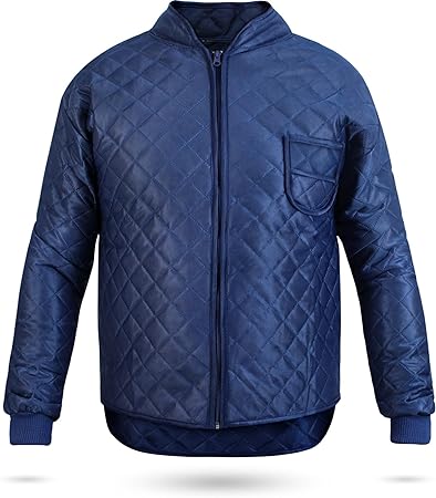 normani Thermo-Unterzieh-Jacke Thermojacke Thermounterwäsche mit Nierenschutz Blau Gr. S-XXXL