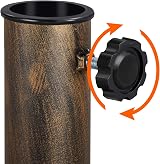 Yaheetech 14kg Patio Umbrella Stand Heavy Duty Garden Parasol Base Bronze view 4