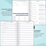 Clever Fox Fitness & Food Journal Nutrition & Workout Planner – Undated, A5 view 3