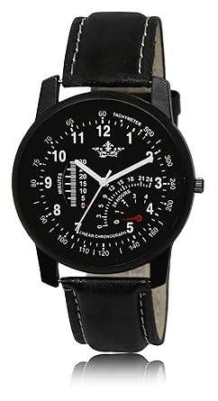 Shocknshop Casual Full Black Analogue Stylish Watch for Men & Boys - LD05