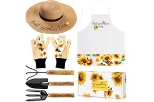 FRERDUI Gifts for Grandma - Grandma Garden Gifts - Birthday Gifts Ideas for Grandma Granny - Gardening Accessories Outdoor, Garden Tool Set Gift for Plant Lover Grandma Starter, Grandma