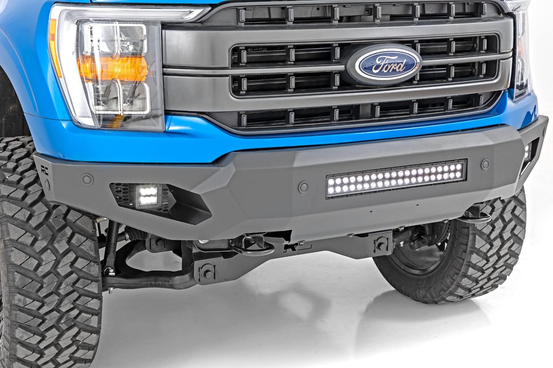 Photo 1 of ***MISSING PARTS***Rough Country Front High Clearance LED Bumper for 2021-2023 Ford F-150-10809A