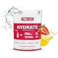 TRULABS Hydrate Strawberry Lemonade, Hydration Electrolyte Powdered Drink Mix,16 Sticks. Zero Sugar, Only 5 Calories, 503mg Electrolytes.
