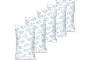 QKOQKO Silica Gel Packets - 35 Packs of 50 Grams, Food Safe Moisture Absorbers, Reusable Desiccant for Storage, Closet, Shoe Cabinet & More
