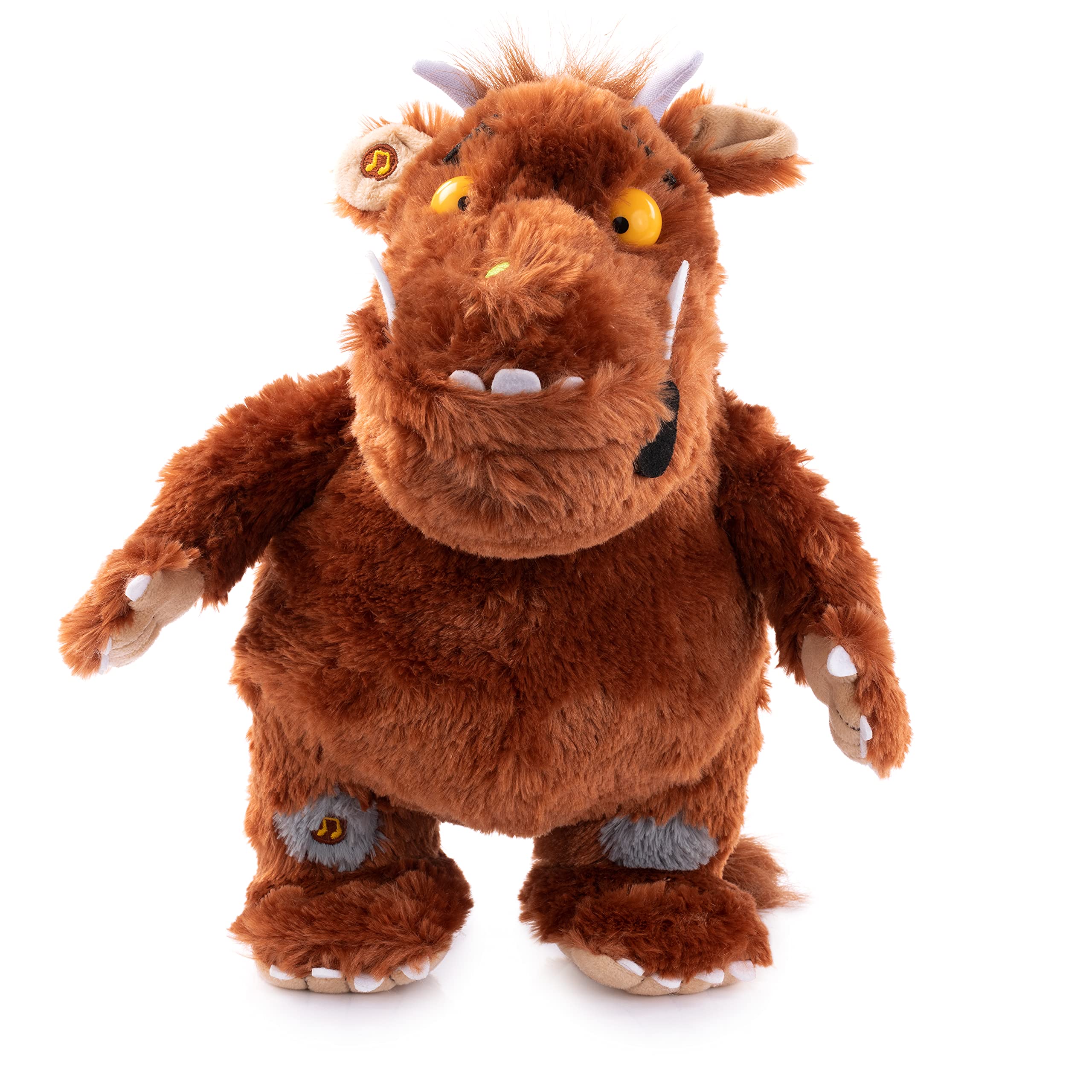 WOW! STUFF Interactive Gruffalo Soft Toy | Official Talking 12 Inch Plush Teddy From The Julia Donaldson and Axel Scheffler Children's Books and Films | For Boys and Girls Aged 3 And Above