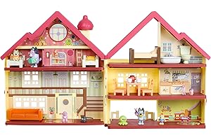 Bluey House Playset for Kids, XL Ultimate Interactive Lights and Sounds Playhouse Toys, Includes Dance Floor, Bluey Toys Set Ages 3+, Amazon Exclusive