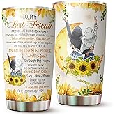 Gift for Best Friend - Best Friend Tumbler - Gifts for Bestie Women - Bestie Cup - Gifts for Best Friend Woman on Birthday, Christmas - To My Best Friend Coffee Mug - Bestie Tumbler 20 Oz