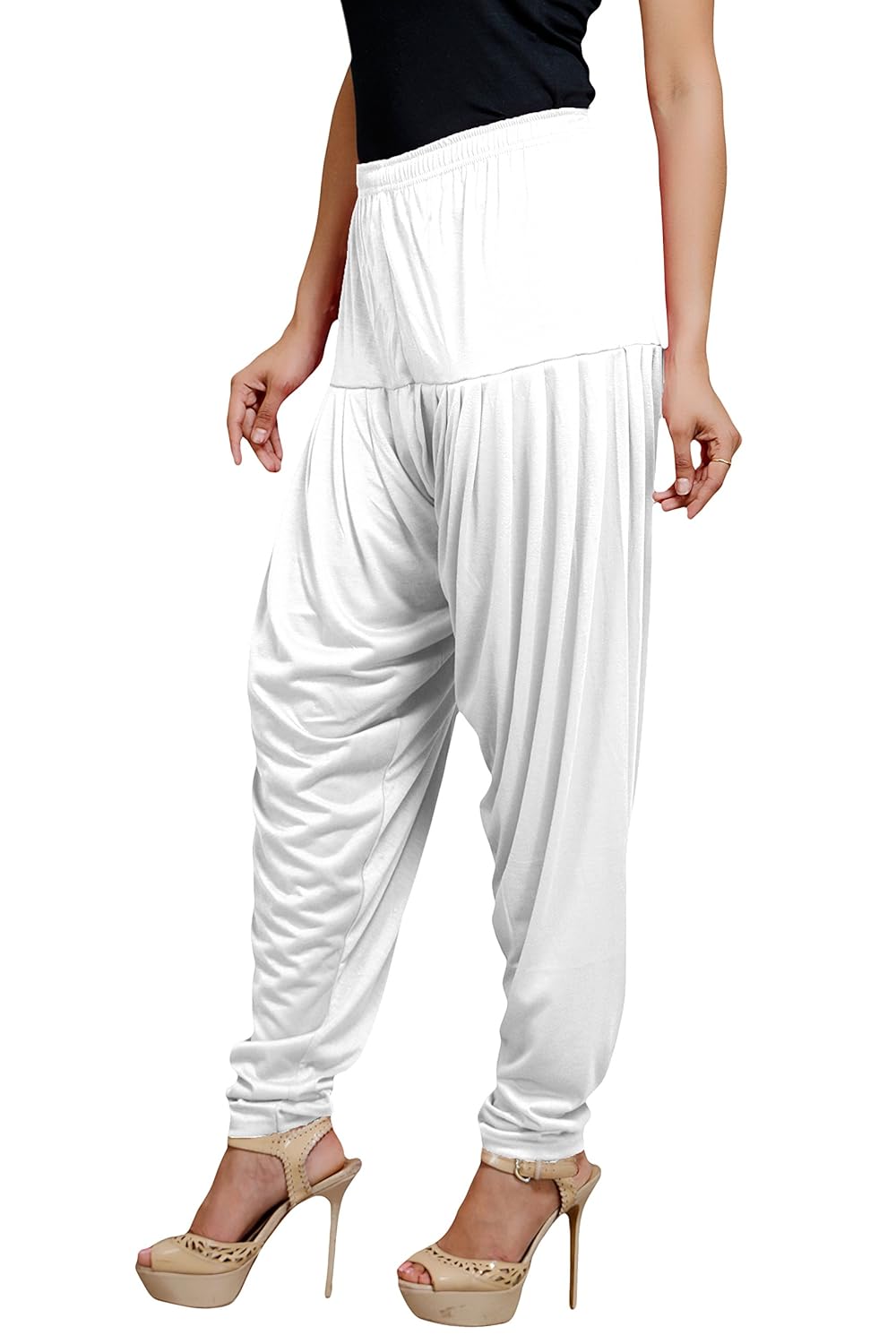 goodtry women's patiyala free size-white