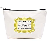 Makeup Bag Cosmetic Bag-Travel Pouch Bridesmaid Gift Bachelorette Party Present Unique Proposal Christmas Gifts for Besties Friends Women-The One Where She's A Bridesmaid Will You Be There for Me