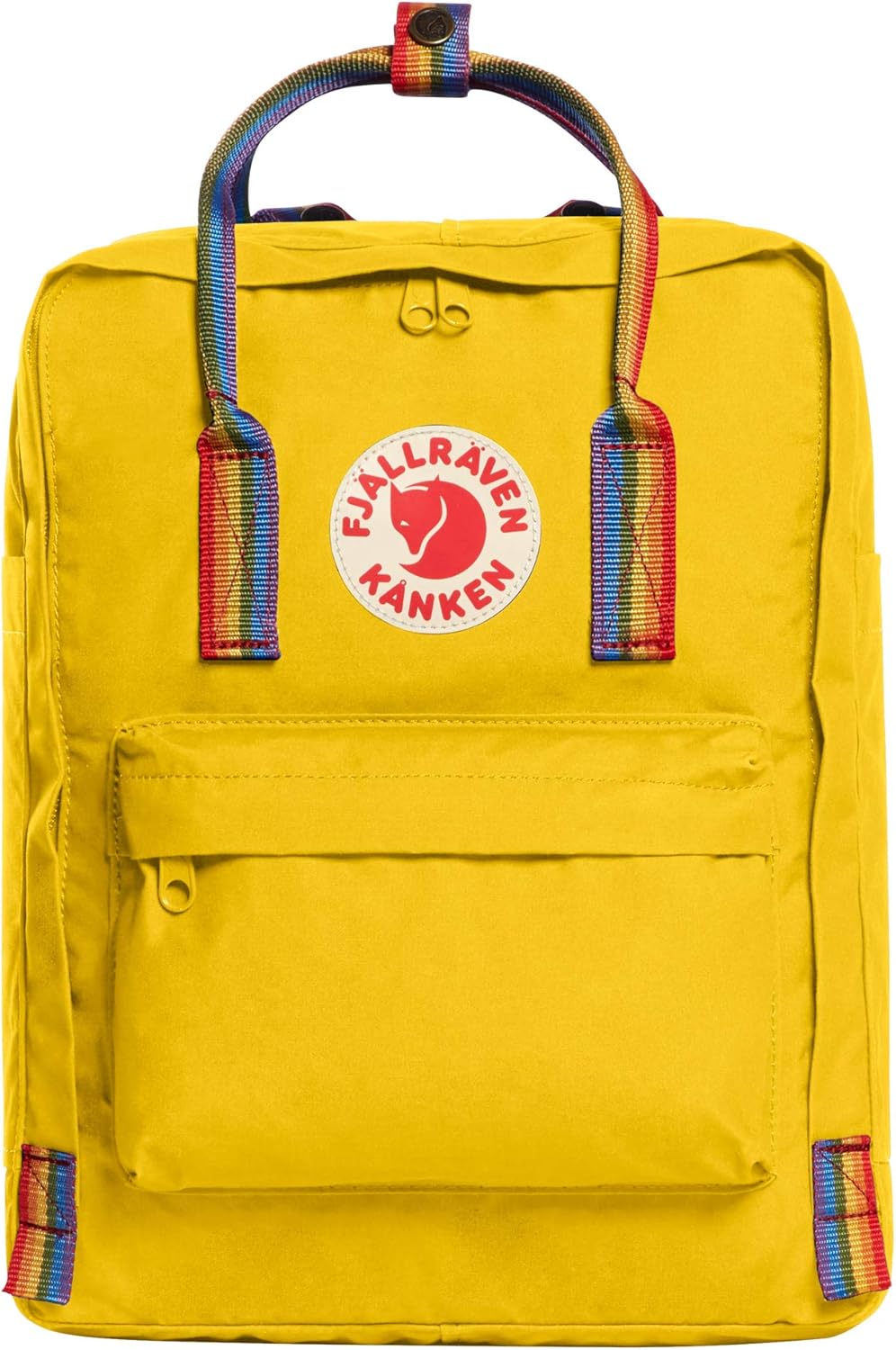 Fjallraven Kanken, Warm Yellow/Rainbow Pattern Amazon.co.uk Clothing