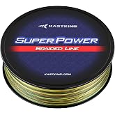KastKing Superpower Braided Fishing Line, Abrasion Resistant Braid Line | Zero Stretch, Strong Knot Strength, Smaller Diameter, Enhanced Sensitivity, Long Casting, Superior Strength